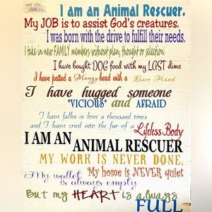 Thank you for all of your support & purchases to help the animals.